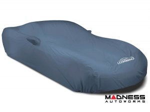 Volkswagen ID. Buzz Custom Fit Vehicle Cover - Stormproof - Blue + Rear Passenger Charger Port Flap